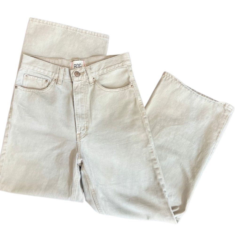 BDG Urban Outfitters high waist wide leg jeans Size 28  Grey denim